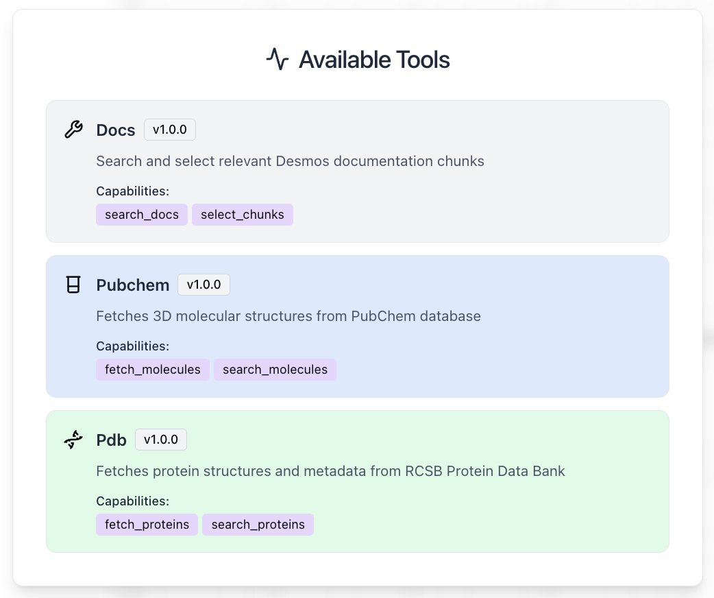 MCP Tools Interface